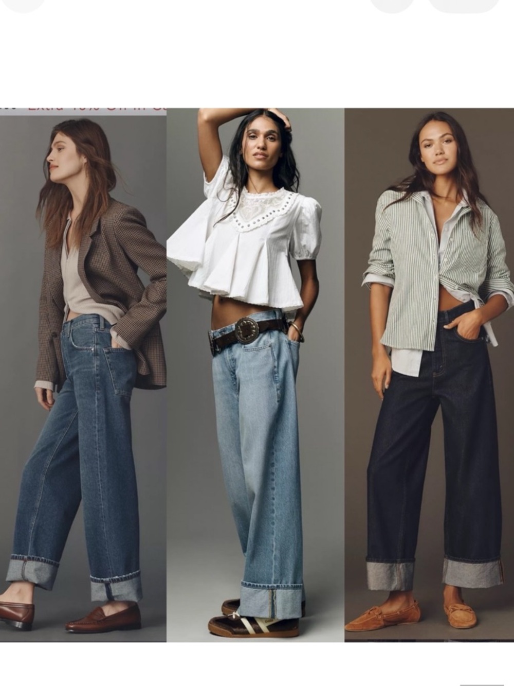 Joe’s wide leg cuffed Jean new 32 - Picture 6 of 9